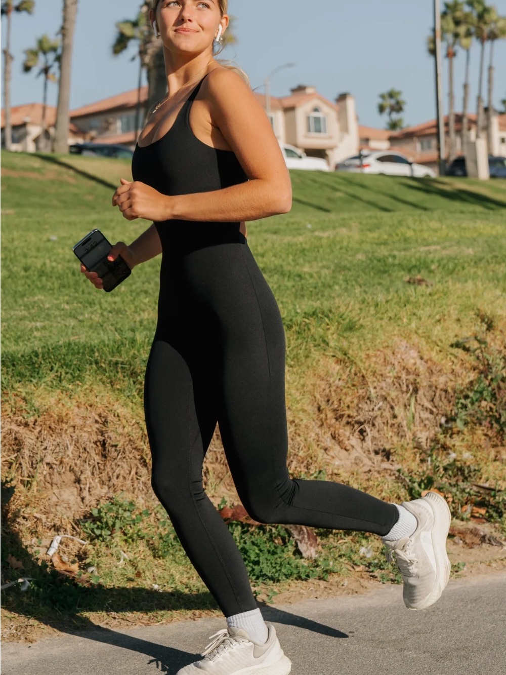 Women’s Black Seamless Active Jumpsuit